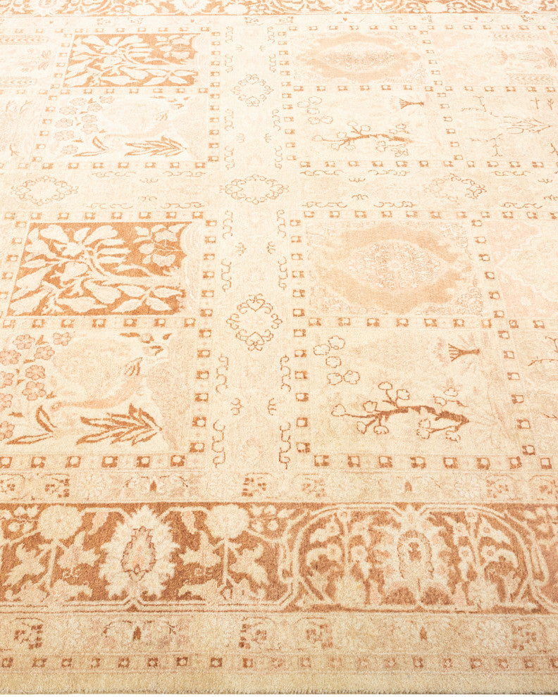 Mogul, One-of-a-Kind Hand-Knotted Area Rug Ivory, 6'2"x9'1"