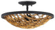 Savoy House 6-9353-3-46 3-Light Semi-Flush Mount, Ventura