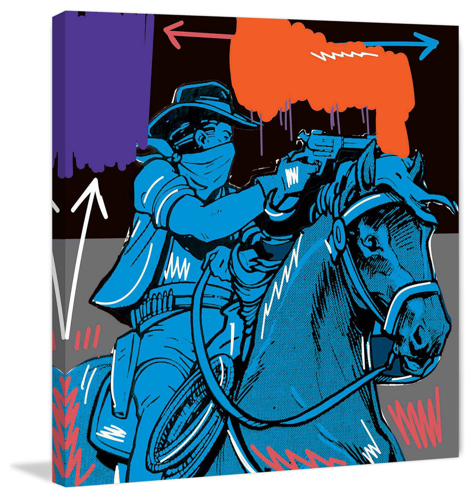 "Raider I" Painting Print on Wrapped Canvas