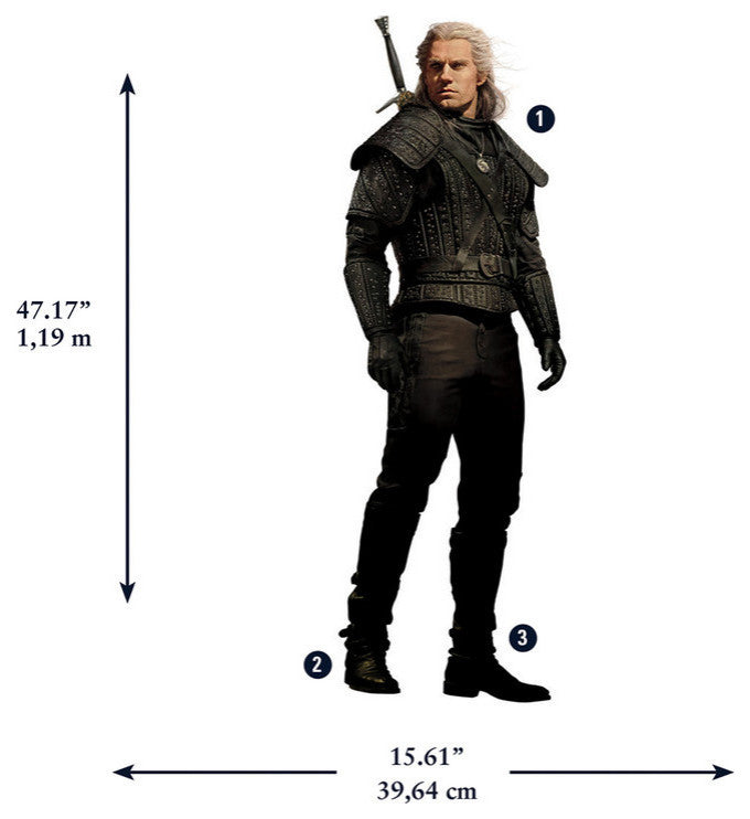 The Witcher Geralt Giant Wall Decals