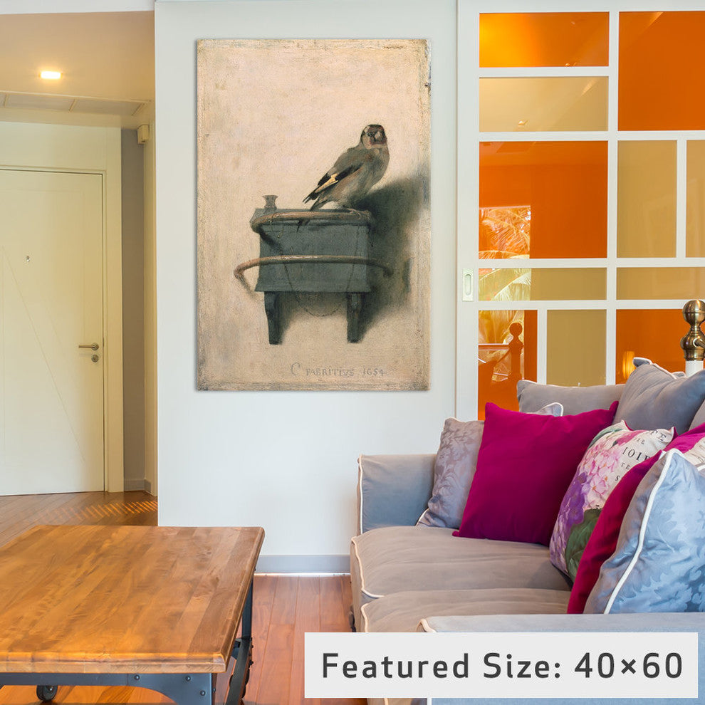 The Goldfinch, 1654  by Carel Fabritius