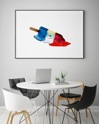 Pop Life Art block Framed Canvas, 40"x30"