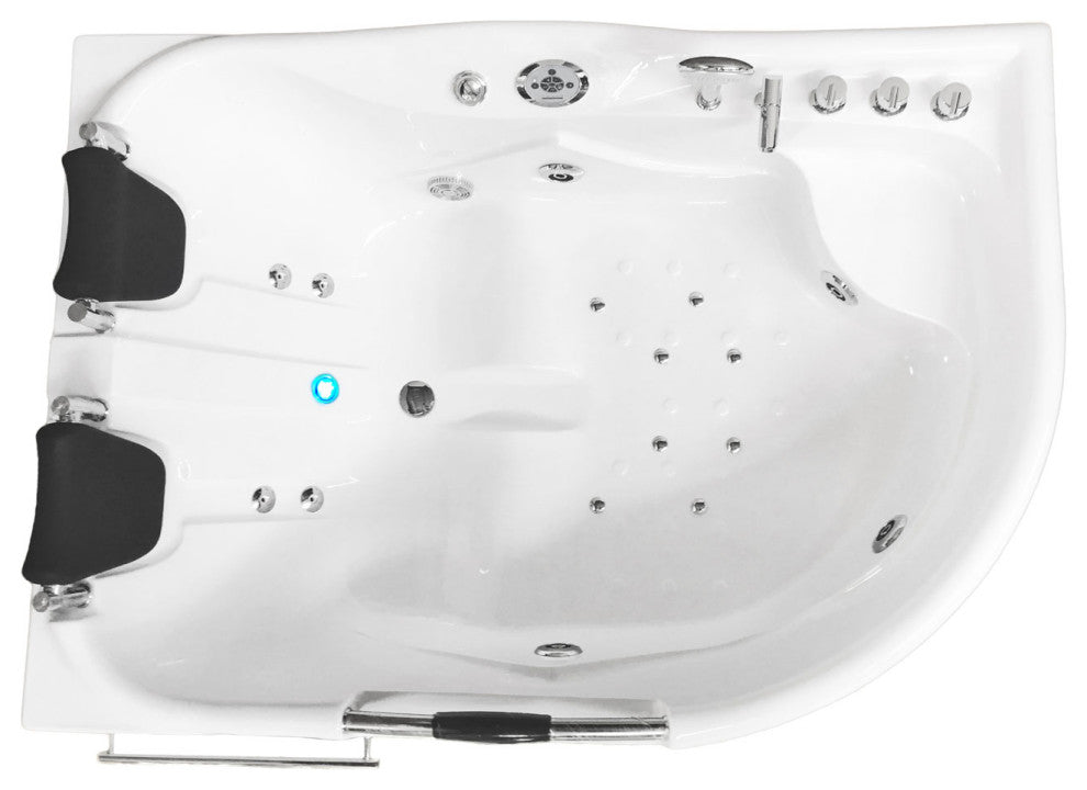 Whirlpool Bathtub 67"x47" Hot Tub Double Pump Heater, Cayman