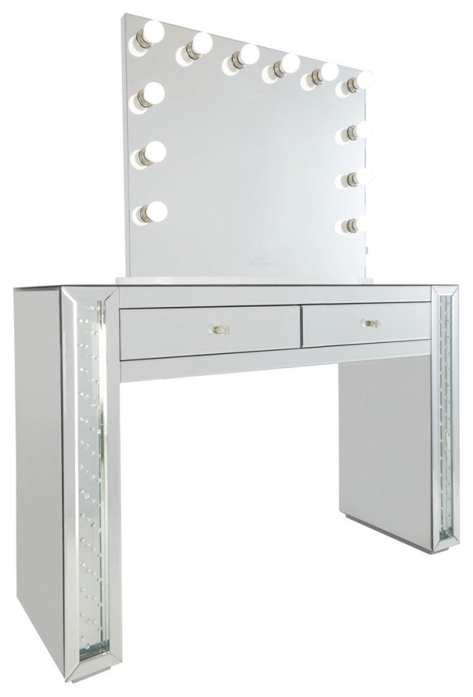 Emma Premium Mirrored Vanity Table