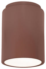 Radiance Cylinder Flush-Mount, Canyon Clay, LED