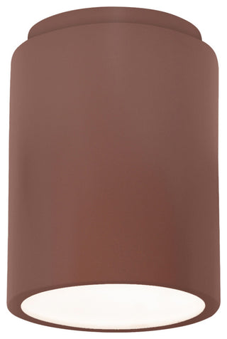 Radiance Cylinder Flush-Mount, Canyon Clay, LED