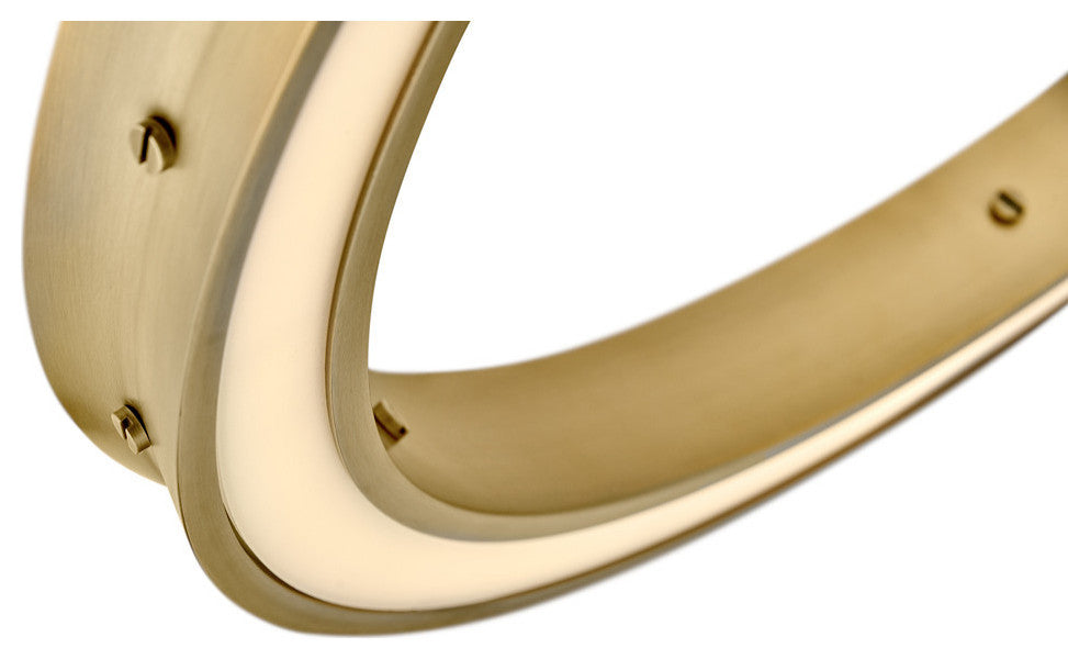 Fredrick Ramond Althea Medium Chandelier, Lacquered Brass