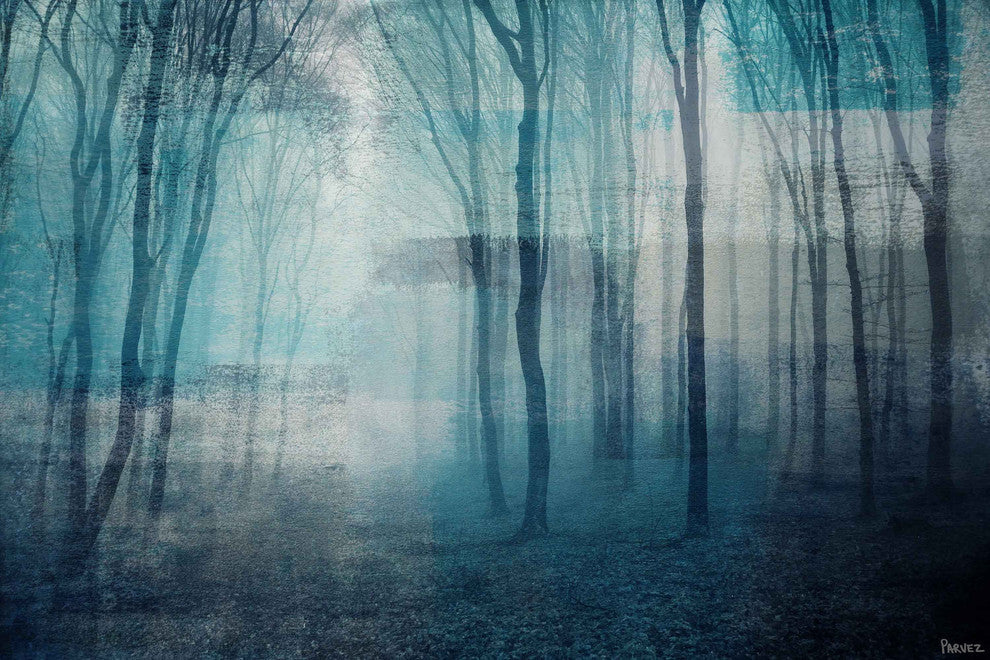 "Partial Light" Painting Print on Wrapped Canvas, 18"x12"