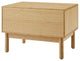 Greenington Monterey Solid Moso Bamboo 1 Drawer Nightstand | Wheat