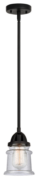 Small Canton Mini Pendant, Matte Black, Seedy, Seedy