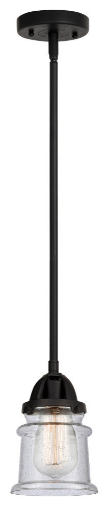 Small Canton Mini Pendant, Matte Black, Seedy, Seedy