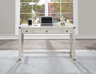 Baton Rouge Home Office Writing Desk, Champagne Oak Finish