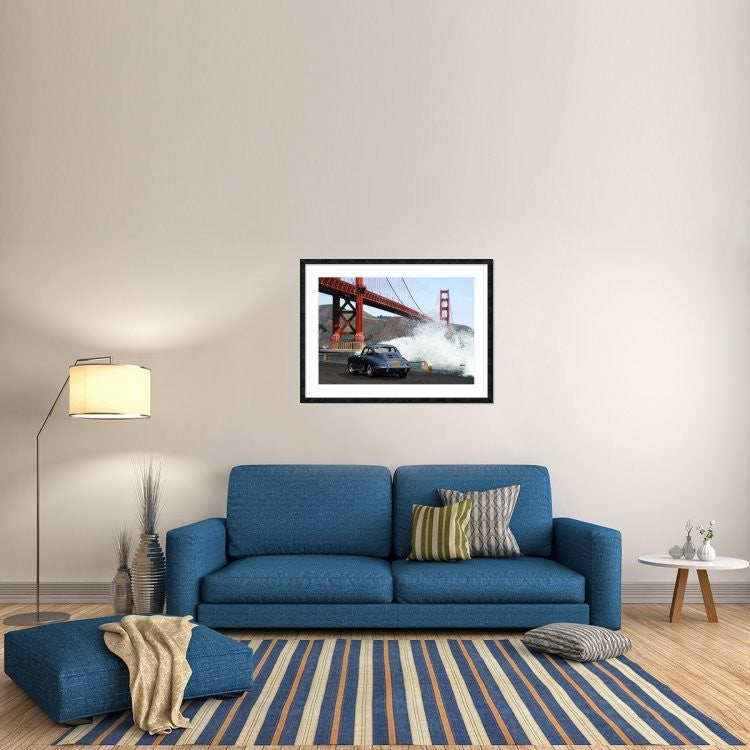 "Under the Golden Gate Bridge, San Francisco"  by Gasoline Images, 44x32"