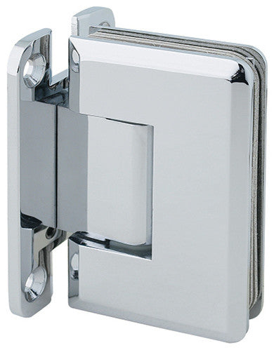 Mont Hard Wall Mount H Backplate Shower Door Hinge With Bevelled Edge