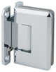 Mont Hard Wall Mount H Backplate Shower Door Hinge With Bevelled Edge