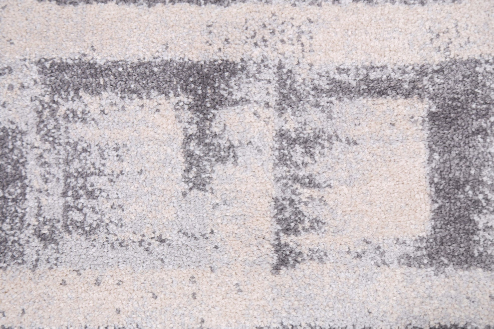 Geometric Oriental Transitional Turkish Rug Contemporary Carpet 3x8