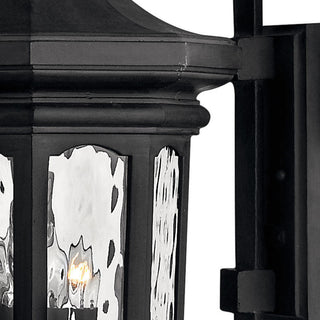 Hinkley Raley Large Wall Mount Lantern, Museum Black