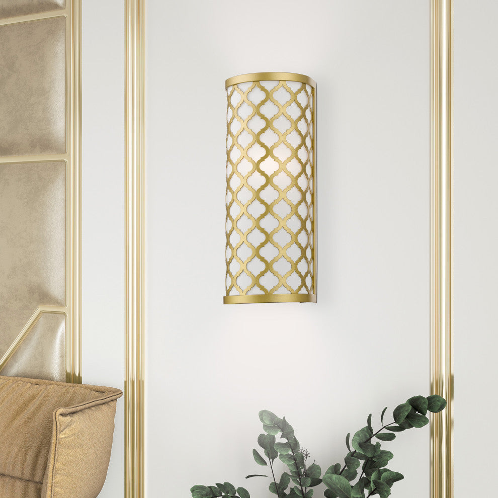 Arabesque 1 Light Soft Gold ADA Single Sconce