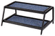 Double-Tier Black Stand With 3-Pair Rubber Boot Trays K.C. Whistle