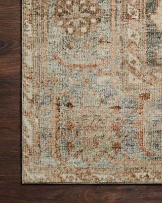 Margot Oriental Ocean/Spice Area Rug, 7'6"x9'6"
