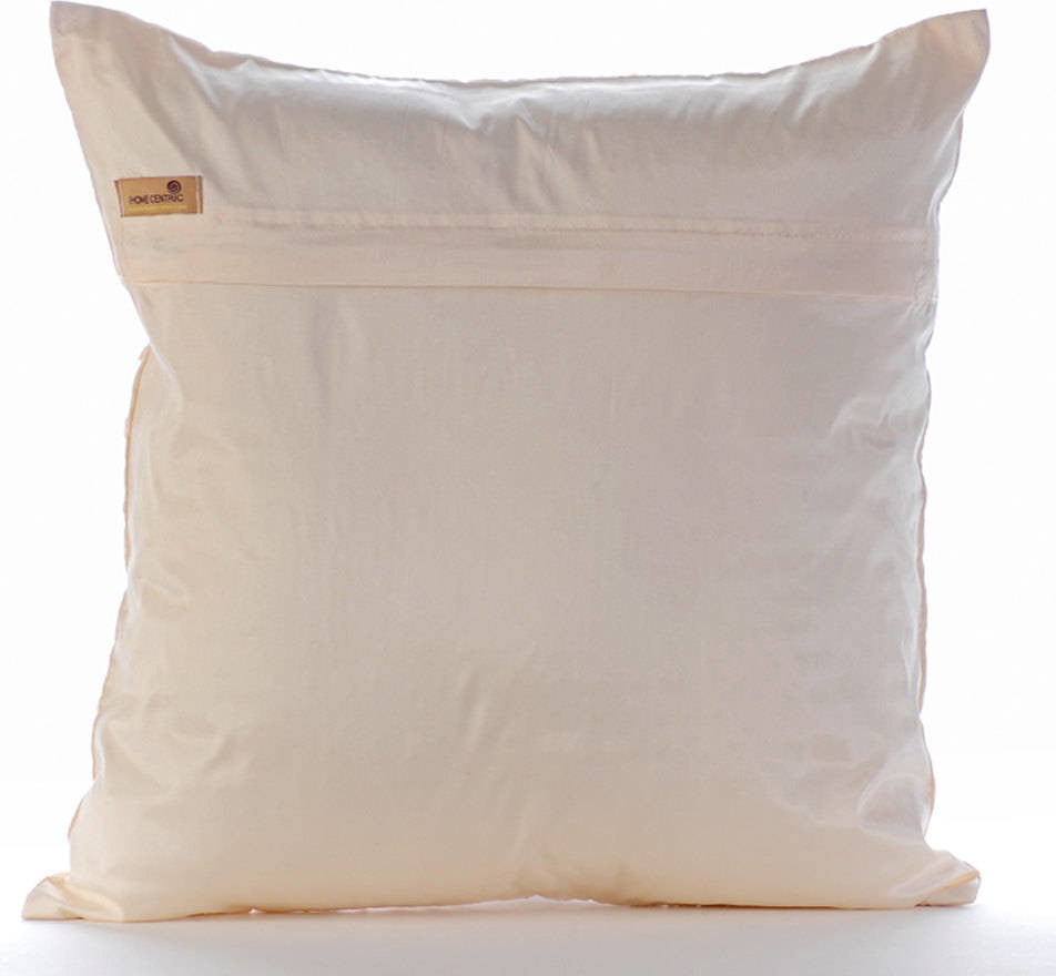 Gold Decorative Pillow Covers 18"x18" Silk, Golden Drops