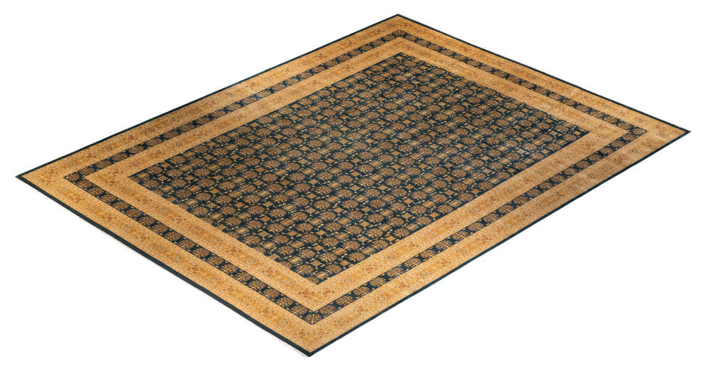 Mogul, One-of-a-Kind Hand-Knotted Area Rug Green, 12' 2" x 15' 2"