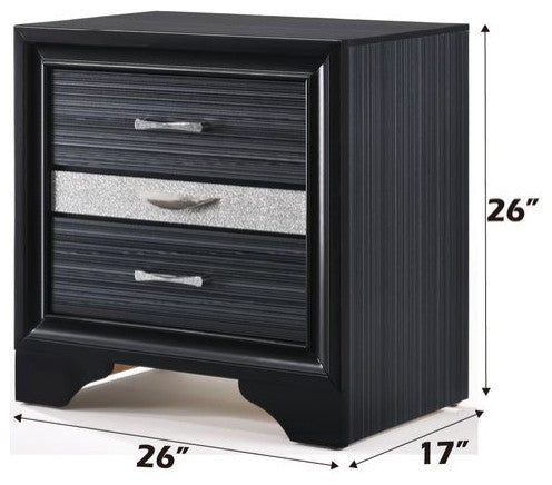 ACME Naima Nightstand, Black