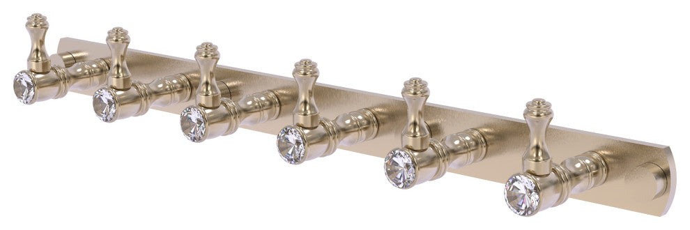 Carolina Crystal 6 Position Tie and Belt Rack, Antique Pewter