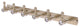 Carolina Crystal 6 Position Tie and Belt Rack, Antique Pewter