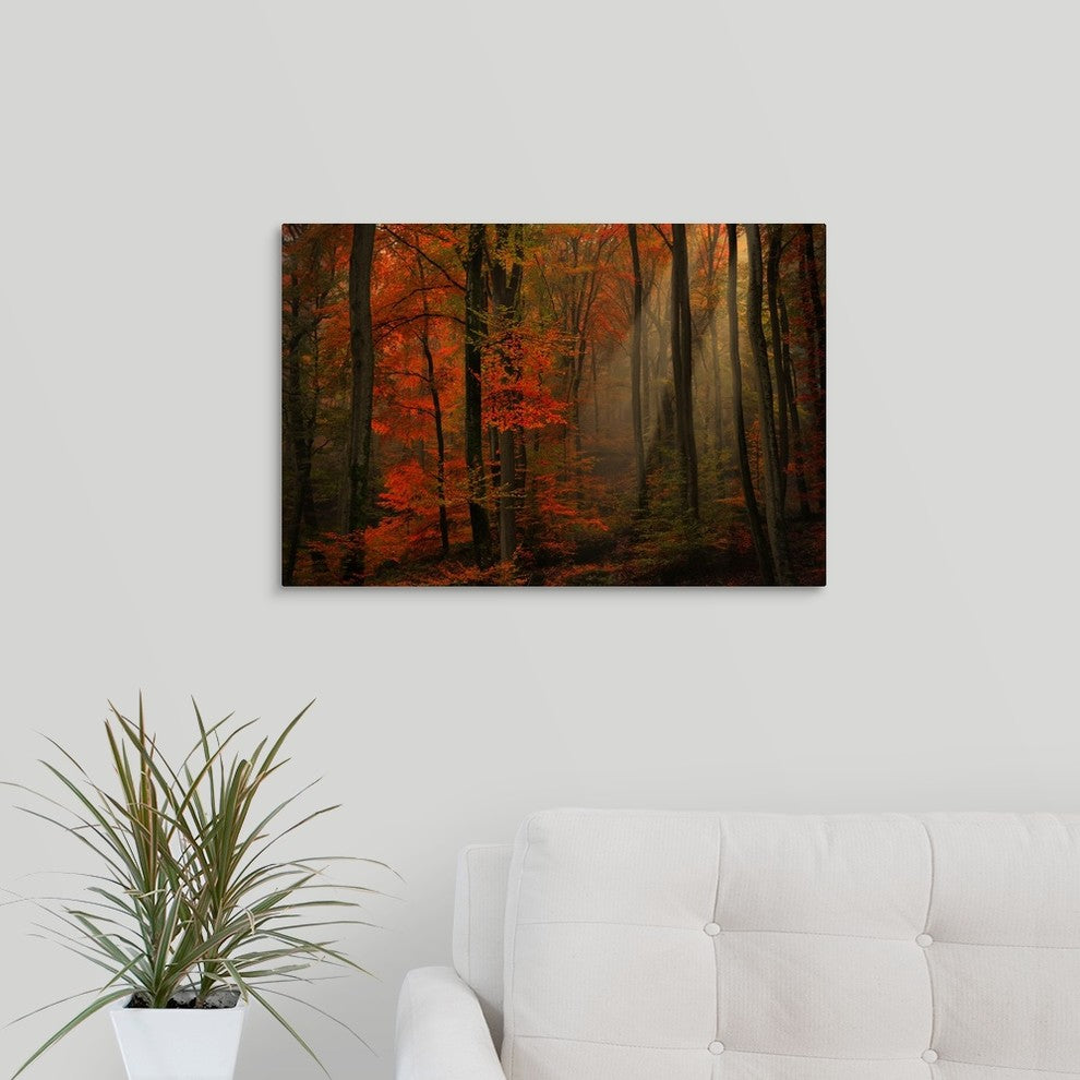 "Poetry of Colors" Wrapped Canvas Art Print, 24"x16"x1.5"