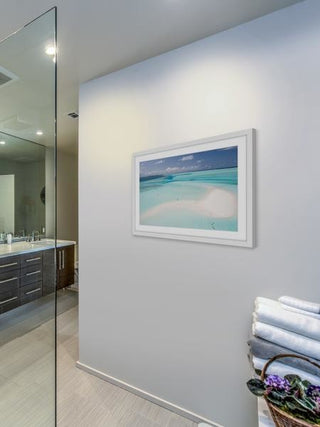 "Clear Blue Sea" Framed Painting Print, 36"x24"
