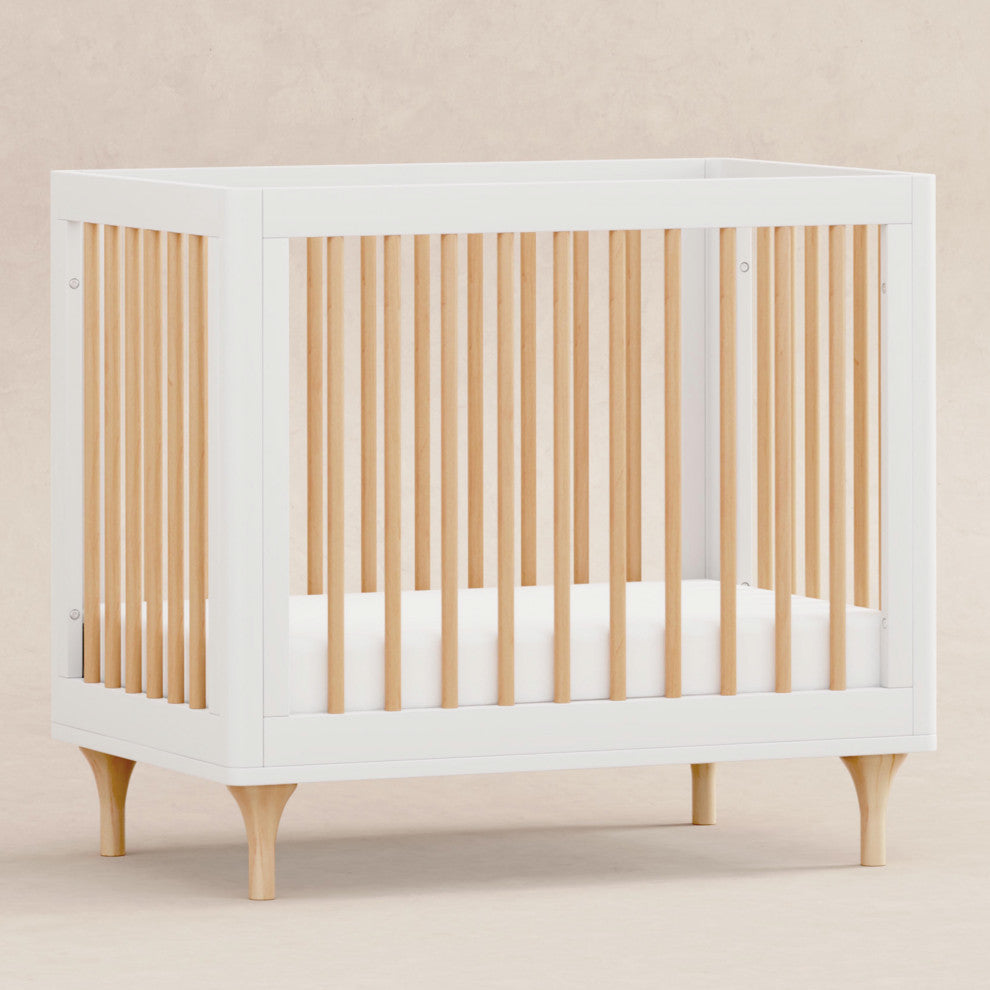 Lolly 4-in-1 Convertible Mini Crib and Twin Bed With Toddler Bed Conversion Kit