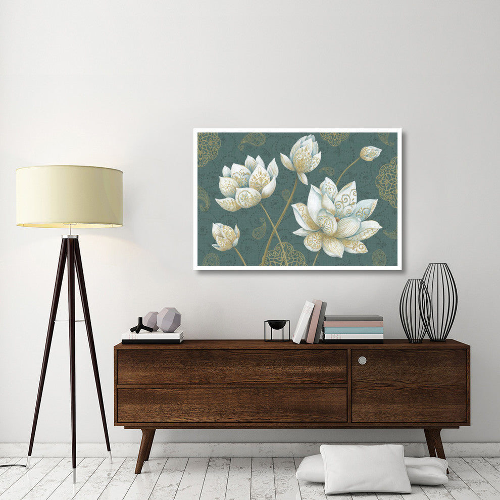 "Lotus Dream IB" Digital Paper Print by Daphne Brissonnet, 50"x34"