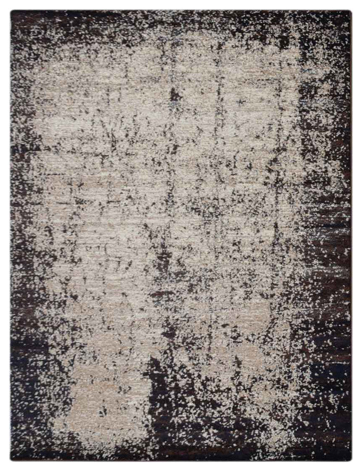 MACHINE MADE HEATSET POLYPROPYLENE AREA RUGS -Beige Brown,Contemporary, [Rectangle] 3'4''x5'