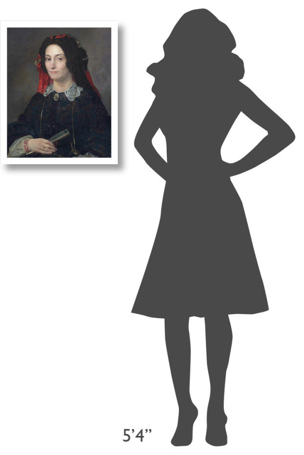 "Marie Josphine Jacoba van Marcke de Lummen" Paper Art, 18"x22"
