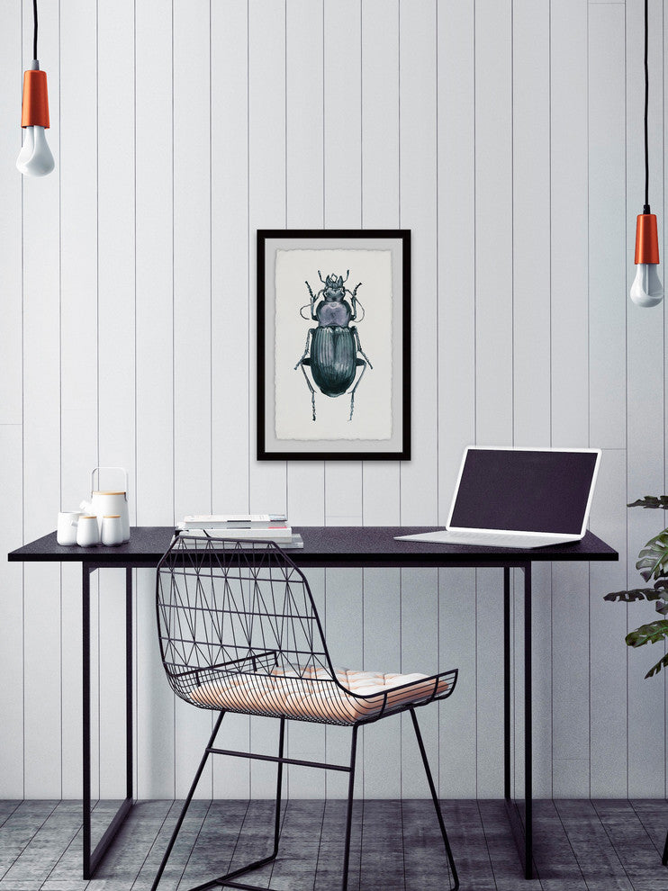 "Armored Bug" Framed Painting Print, 16"x24"