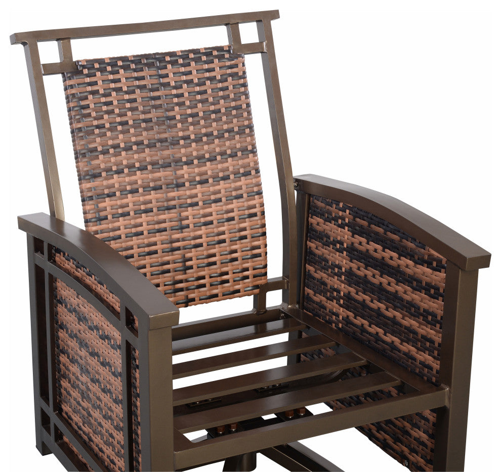 Palmetto Swivel Chair 2-pack - Bronze