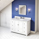 Jeffrey Alexander Addington Contemporary 48" White Single Sink Vanity
