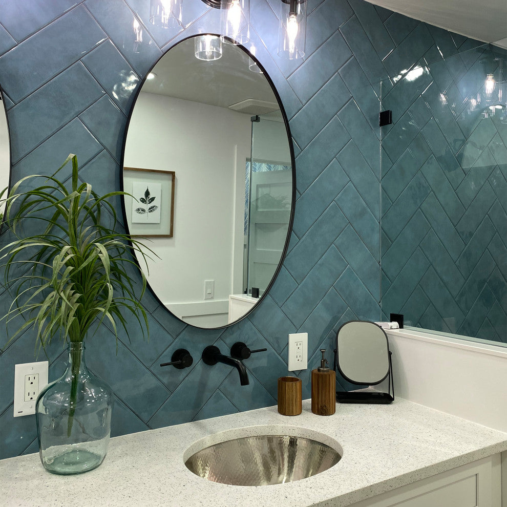 Freud 19" Undermount Bathroom Sink in Nickel