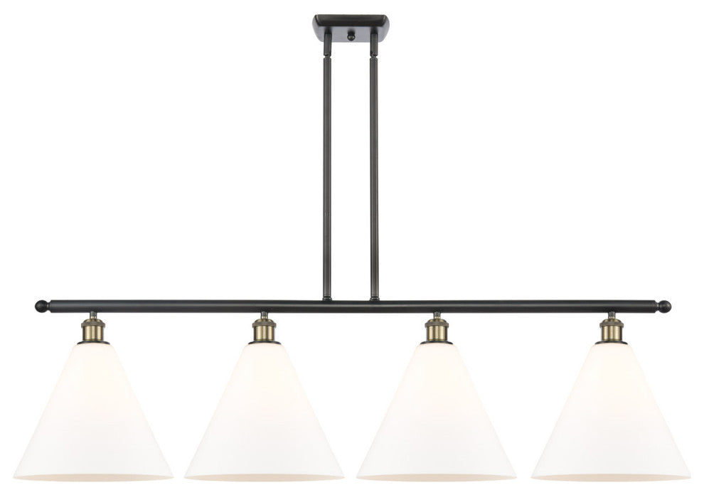 Innovations 516-4I-BAB-GBC-121-LED 4 Light Island Light, Black Antique Brass