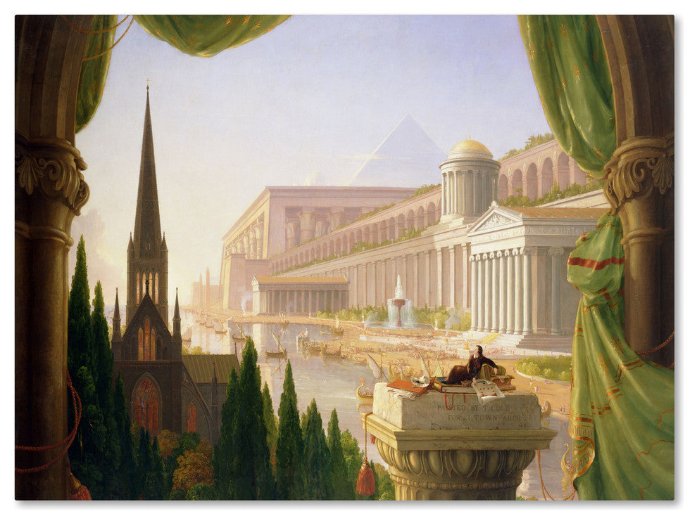 Thomas Cole 'Architects Dream' Canvas Art, 19 x 14