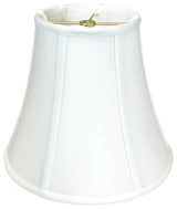 Royal Designs True Bell Basic Lamp Shade, V Notch Fitter, White, 6.5x12x10.5, Si