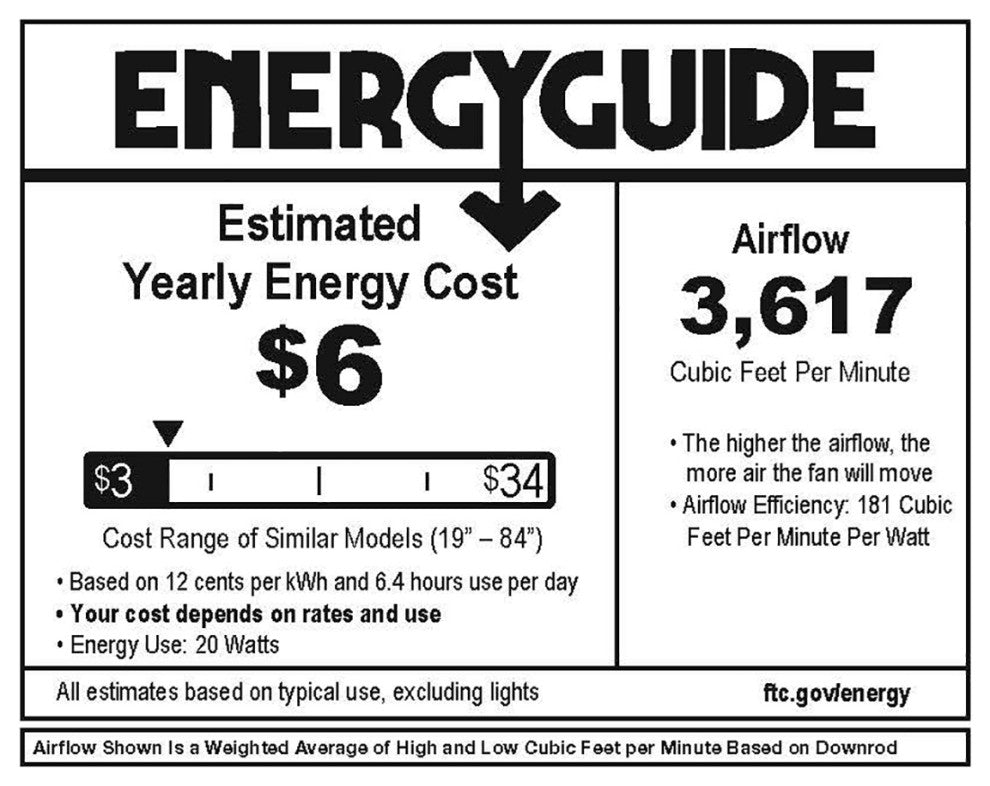Hinkley Collier 54" Integrated LED Indoor Ceiling Fan, Matte Black