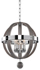 Kalco Lighting Sharlow 5-Light Pendant, Chrome