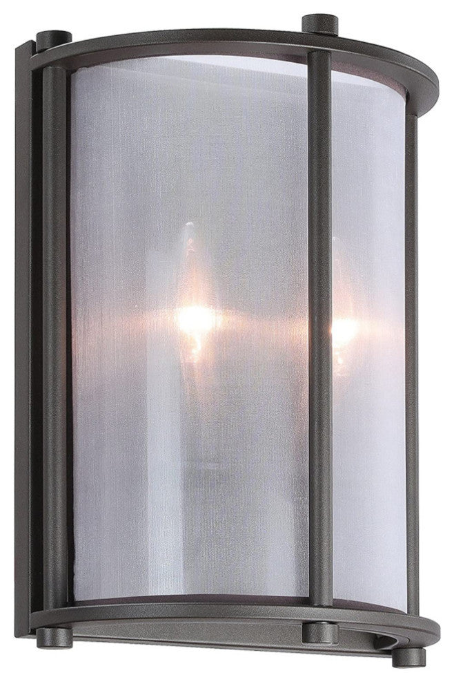 2 Light Hallway Wall Lights Vintage Wall Lamp With Dark Bronze Finish