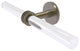 Clearview 2 Arm Guest Towel Holder with Dotted Accents, Antique Brass