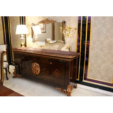 Florence Sideboard Buffet, Antique Gold Finish