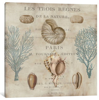 "Le Mer II" by Deborah Devellier, Canvas Print, 12"x12"