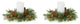 Pine Cone Candle Ring, Set of 2