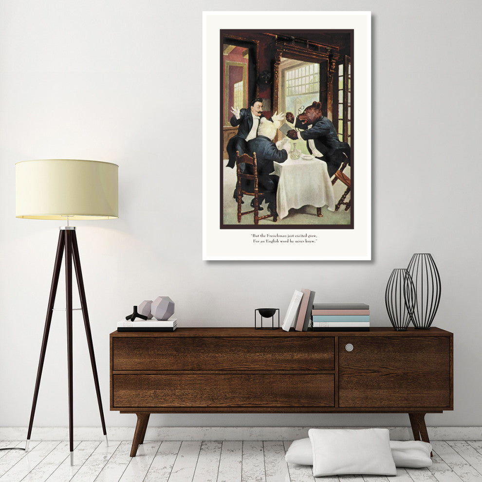 "Teddy Roosevelt's Bears: The Frenchman" Paper Print by R.K. Culver, 42"x62"